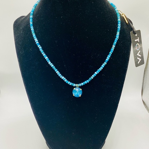 Tova Jewelry - Tova Paige Necklace in Fairy Dust Teal Ignite